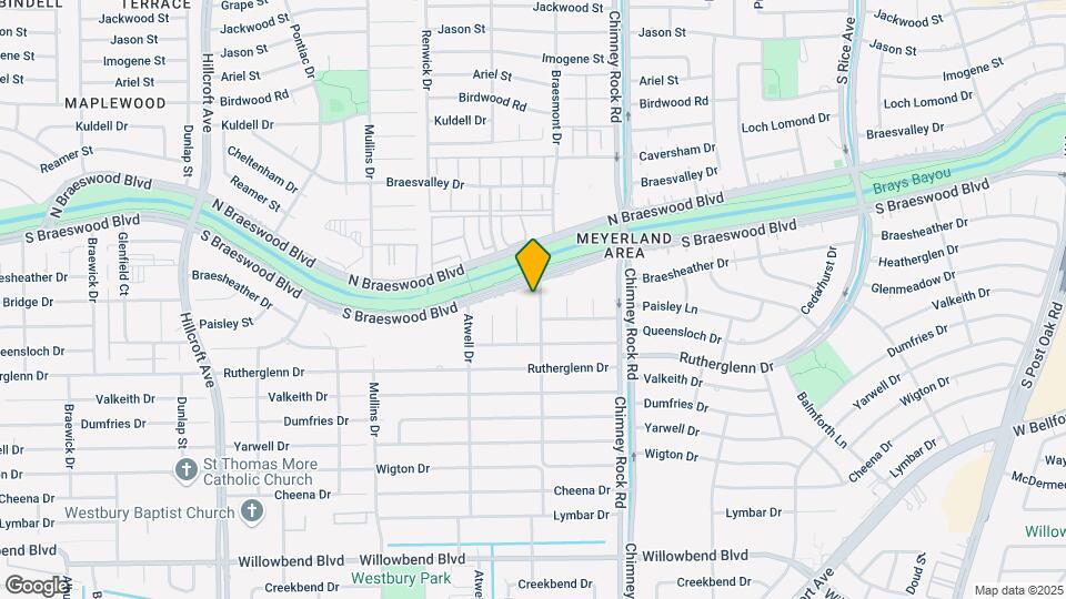 9714 Braesmont Dr Map and Location Details