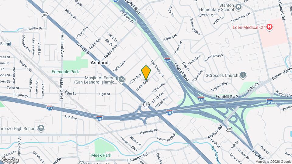 168 168th Ave Mapa y Detalles de la Ubicación