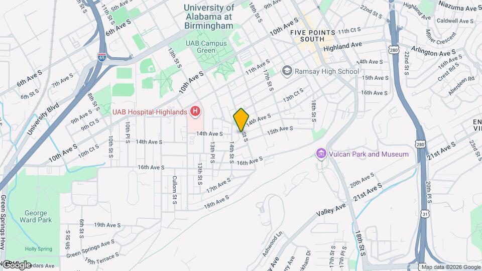 1412 15th St S Map and Location Details