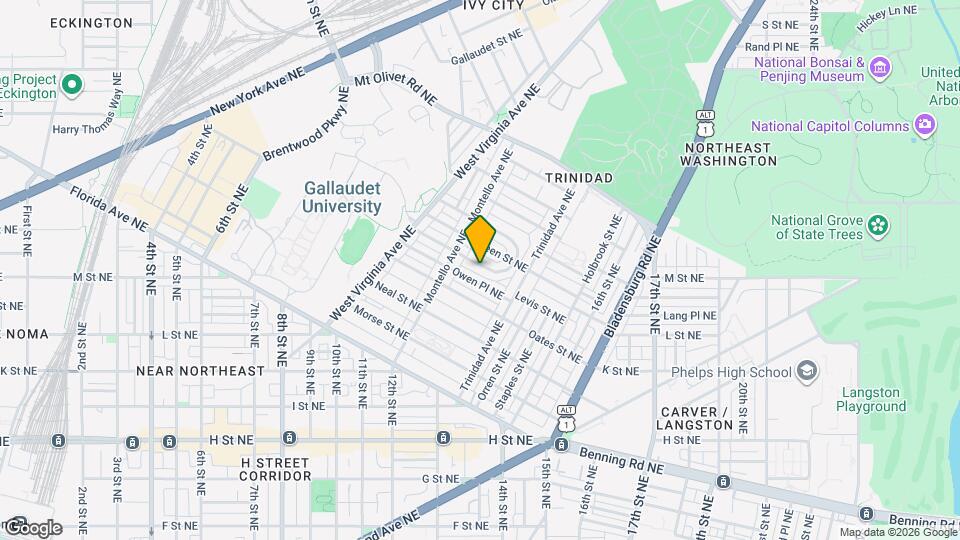 1239 Penn St NE Map and Location Details