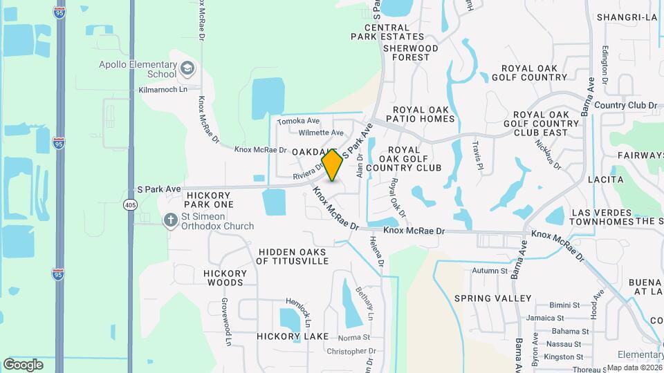 2577 S Park Ave Map and Location Details