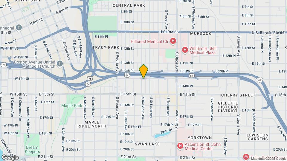 1403 S Rockford Ave Map and Location Details