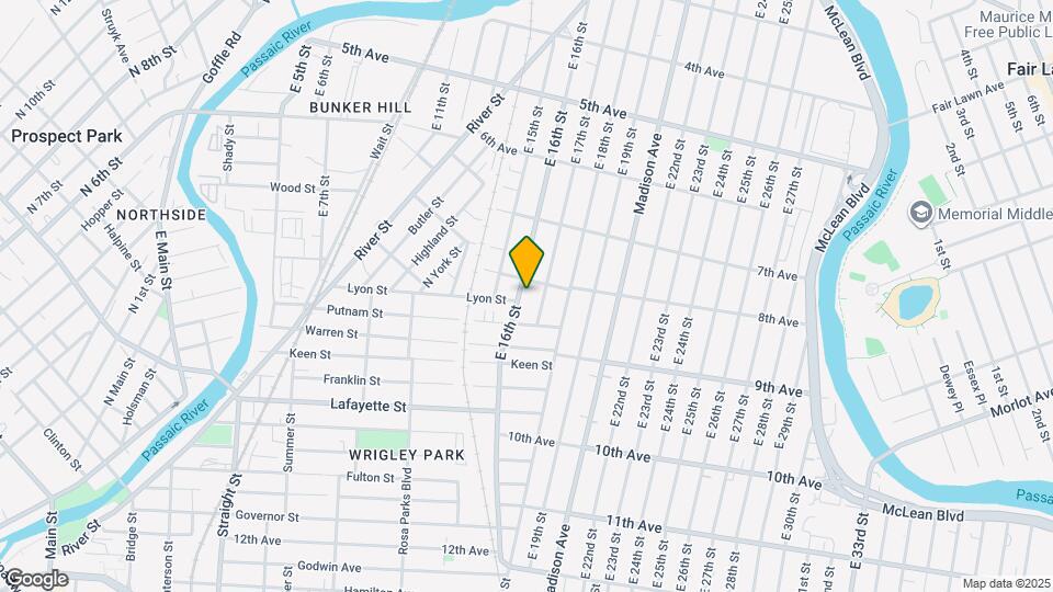 255-257 E 16th St Map and Location Details