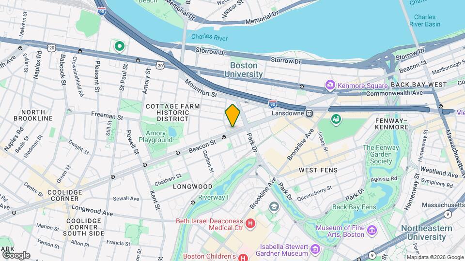 930 Beacon St Map and Location Details