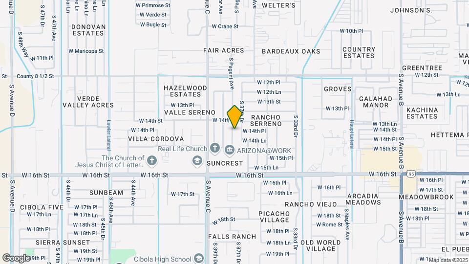 1429 S Pagent Ave Map and Location Details