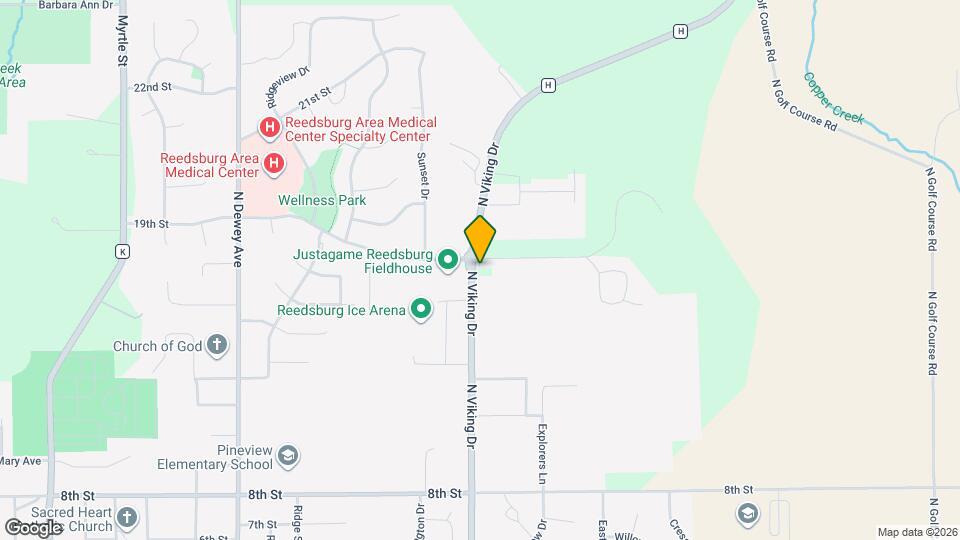 1536 N Viking Dr Map and Location Details