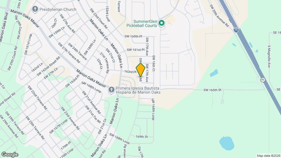 16390 SW 17th Terr Rd Map and Location Details