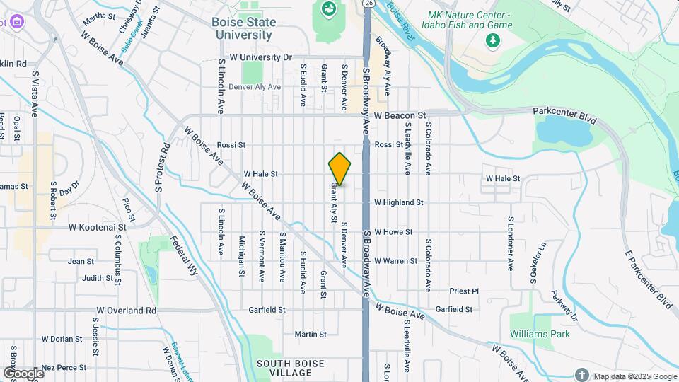 1421 S Denver Ave Mapa y Detalles de la Ubicación