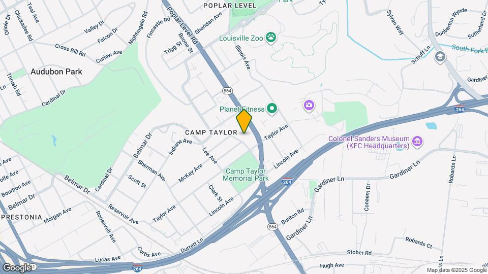 4028 Poplar Level Rd Map and Location Details