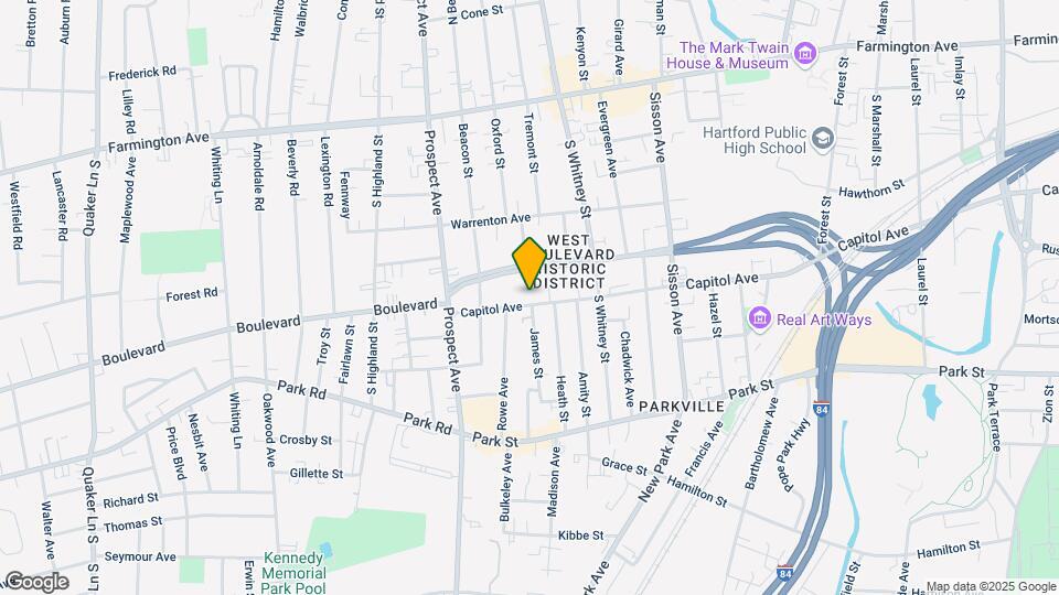 1050 Capitol Ave Mapa y Detalles de la Ubicación
