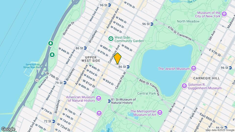 27 W 86th St Map and Location Details