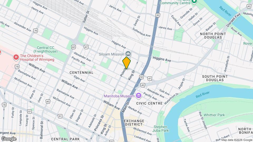 265 Princess St Map and Location Details