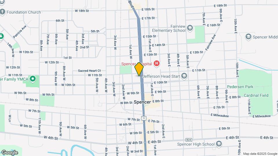 1013 Grand Ave Map and Location Details