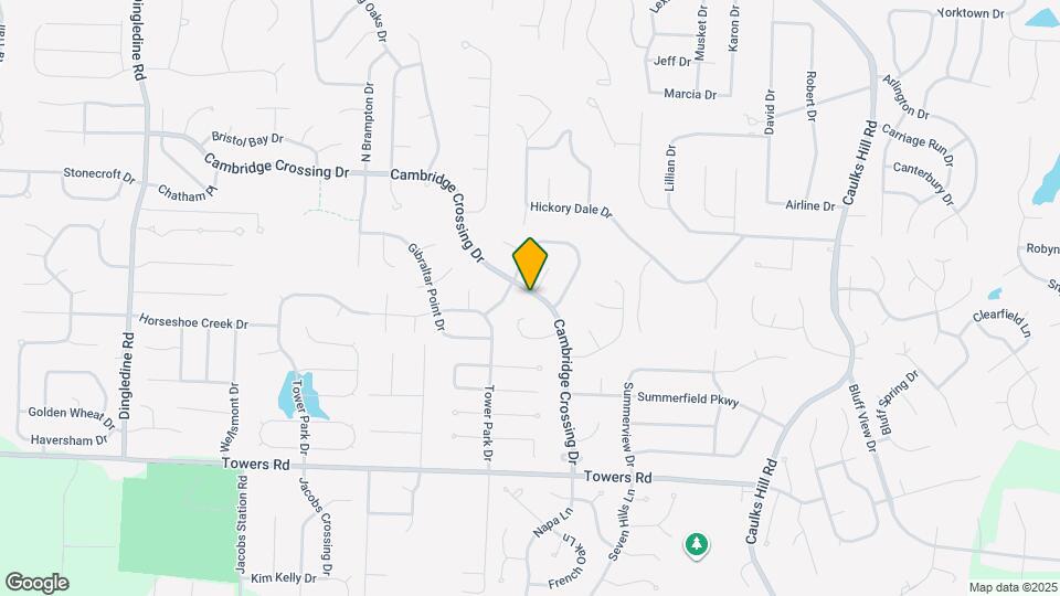 3891 Cambridge Crossing Dr Map and Location Details