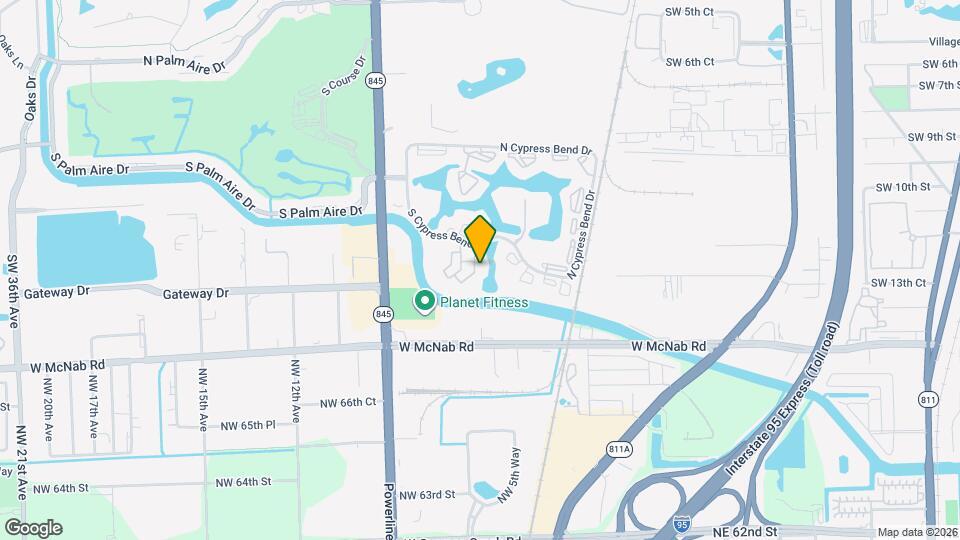 2308 S Cypress Bend Dr Map and Location Details