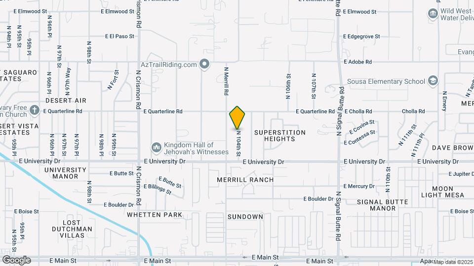 502 N 104th St Map and Location Details