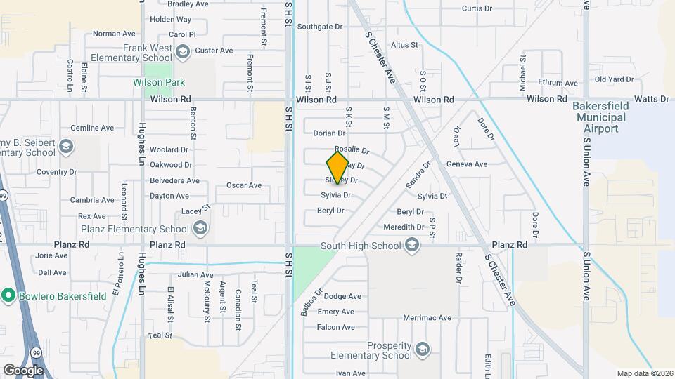 1220 Sylvia Dr Map and Location Details