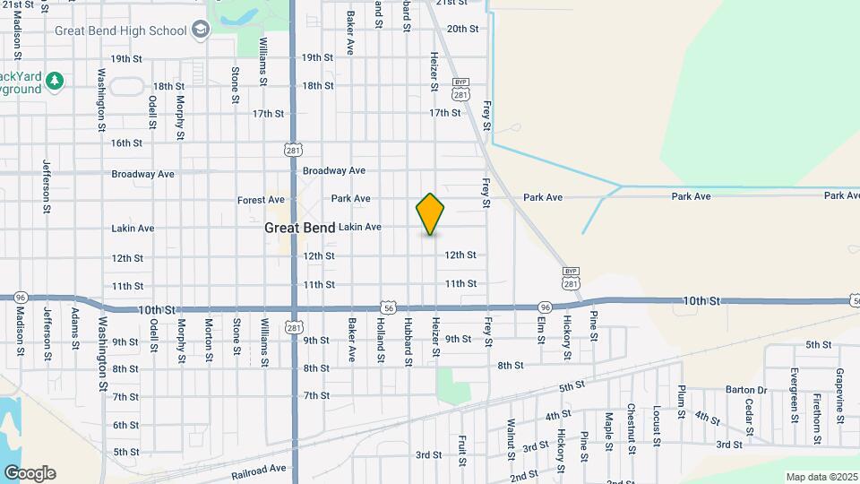1211 Heizer St Map and Location Details