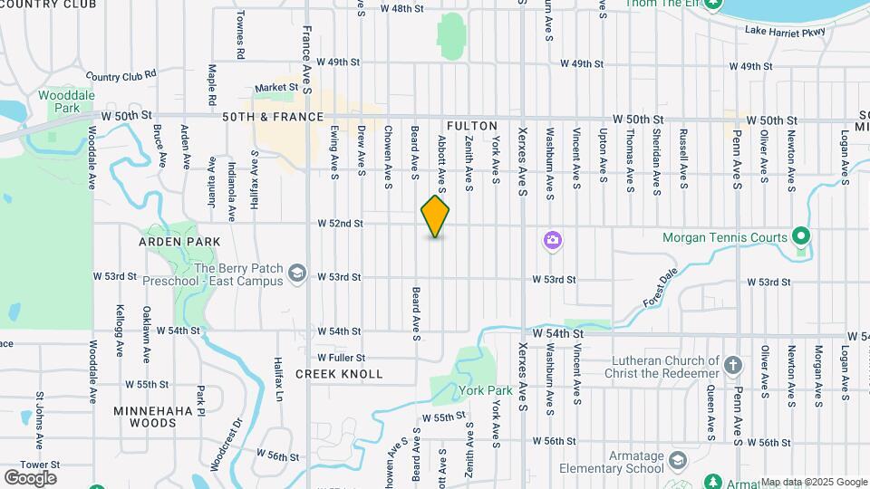 5220 Abbott Ave S Map and Location Details