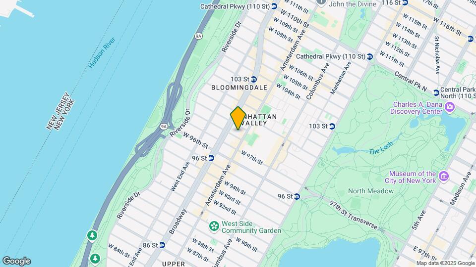 203 W 98th St Mapa y Detalles de la Ubicación