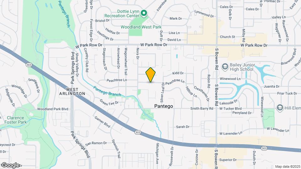 2808 Peachtree Ln Map and Location Details