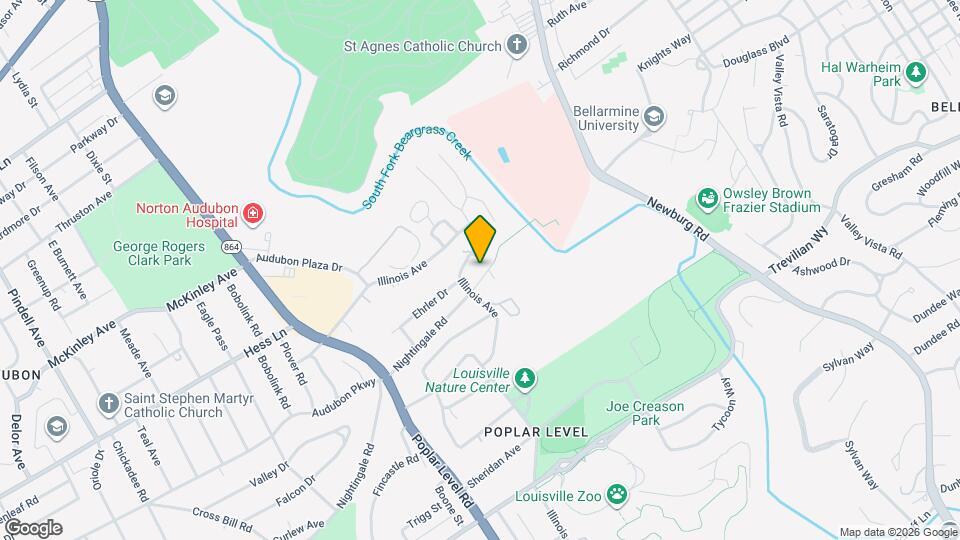 1707 Nightingale Rd Map and Location Details