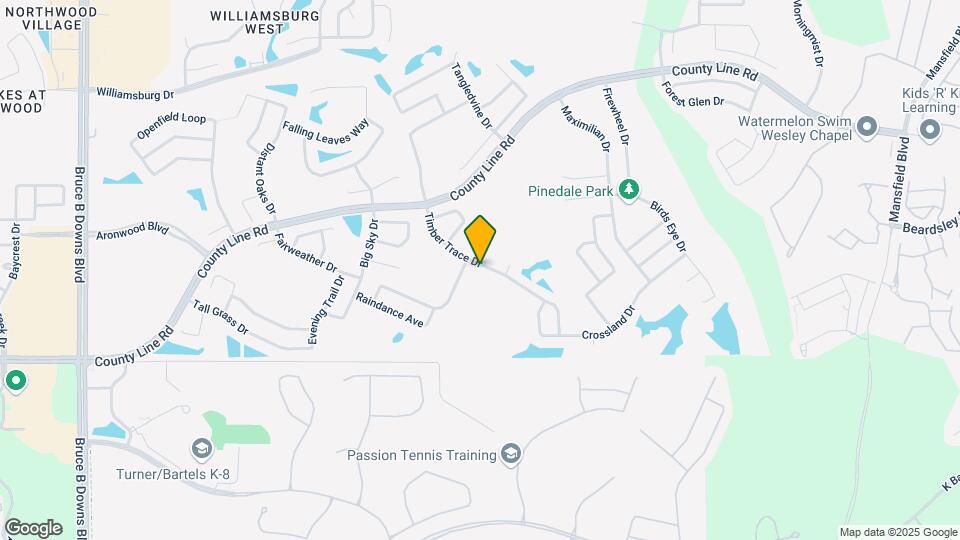 1225 Timber Trace Dr Map and Location Details