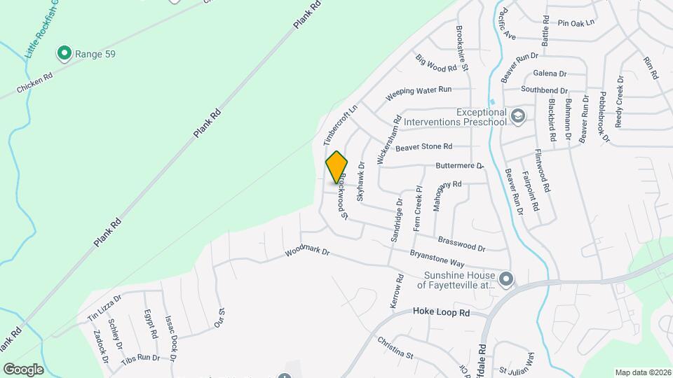 6935 Brockwood St Map and Location Details