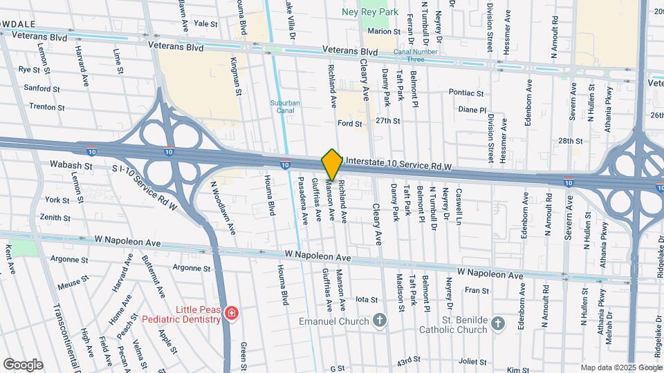 2501 Manson Ave Map and Location Details