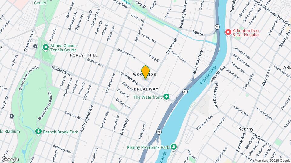 12 Halleck St Map and Location Details