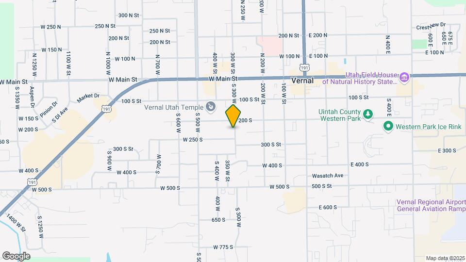 238 S 300 W Map and Location Details