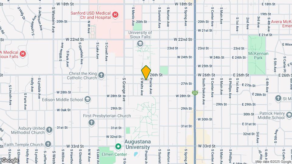 1016 W 27th St Map and Location Details