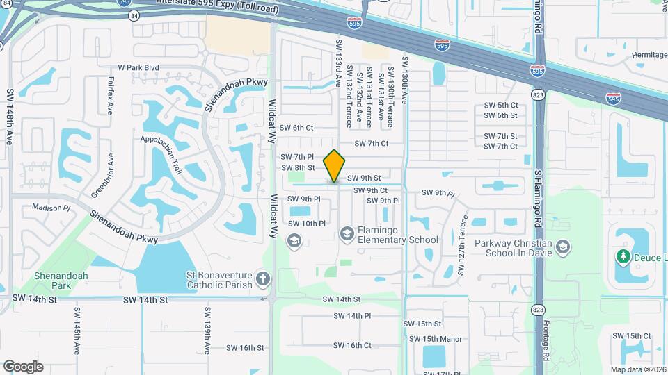 13311 SW 9th Ct Map and Location Details