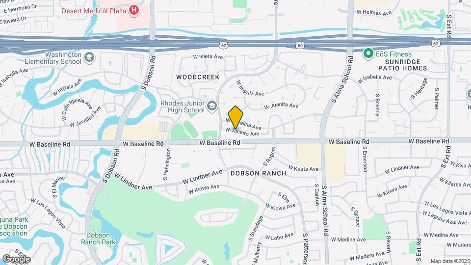 1547 W Jacinto Ave Map and Location Details