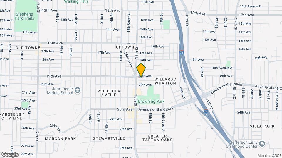 1618 19th Ave Map and Location Details