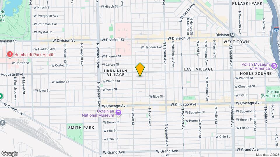 2132 W Walton St Map and Location Details