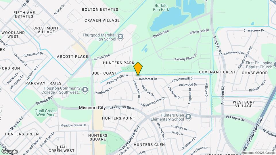 1006 Kenforest Dr Map and Location Details