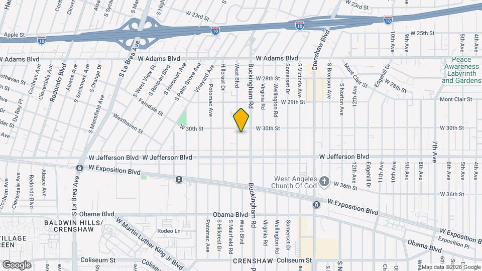 3016 West Blvd Mapa y Detalles de la Ubicación
