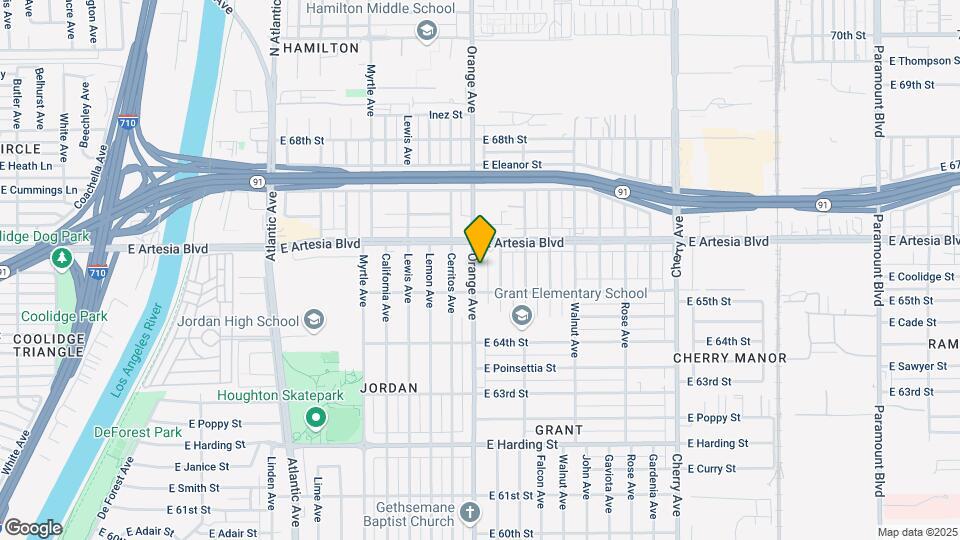 6552 Orange Ave Map and Location Details