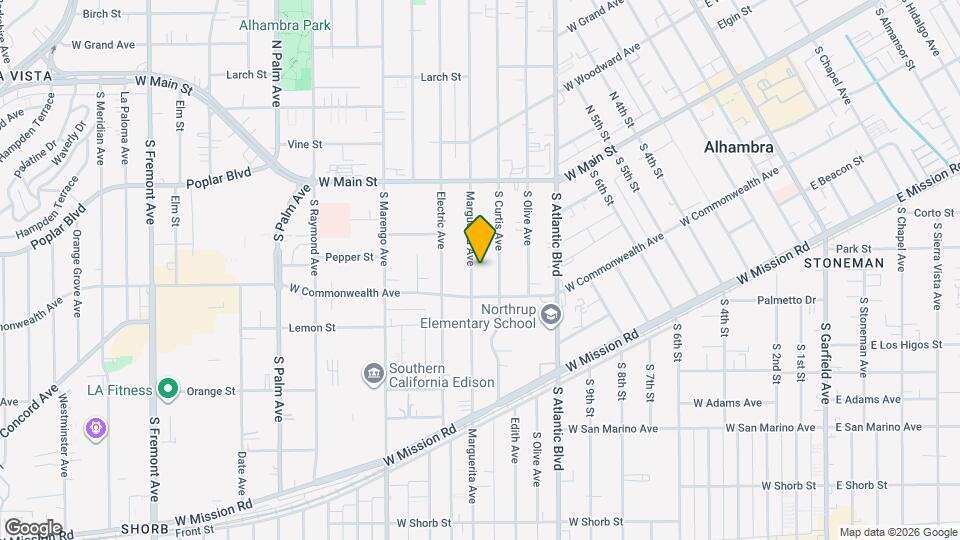 220 Marguerita Ave, Unit B Map and Location Details