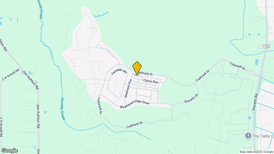 312 Clarys Run Map and Location Details