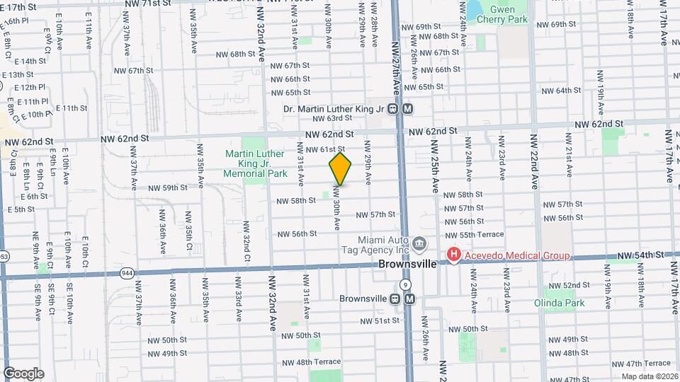 5817 NW 30th Ave Map and Location Details