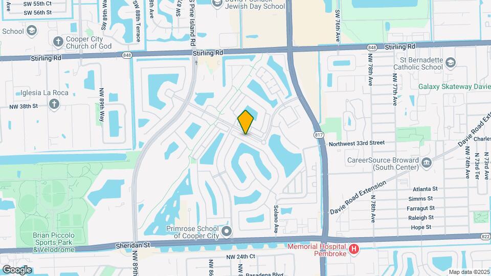 8353 NW 38th St Map and Location Details