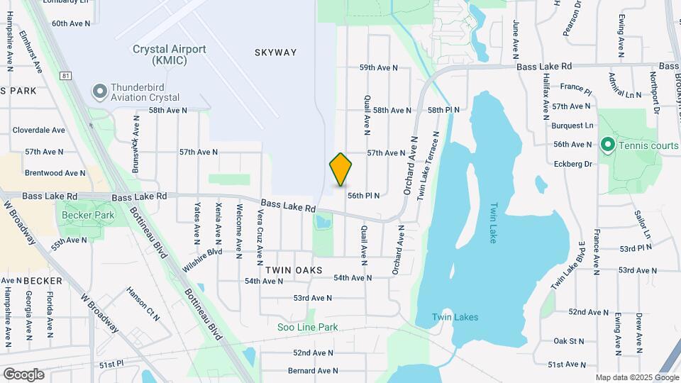 5607 Regent Ave N Map and Location Details