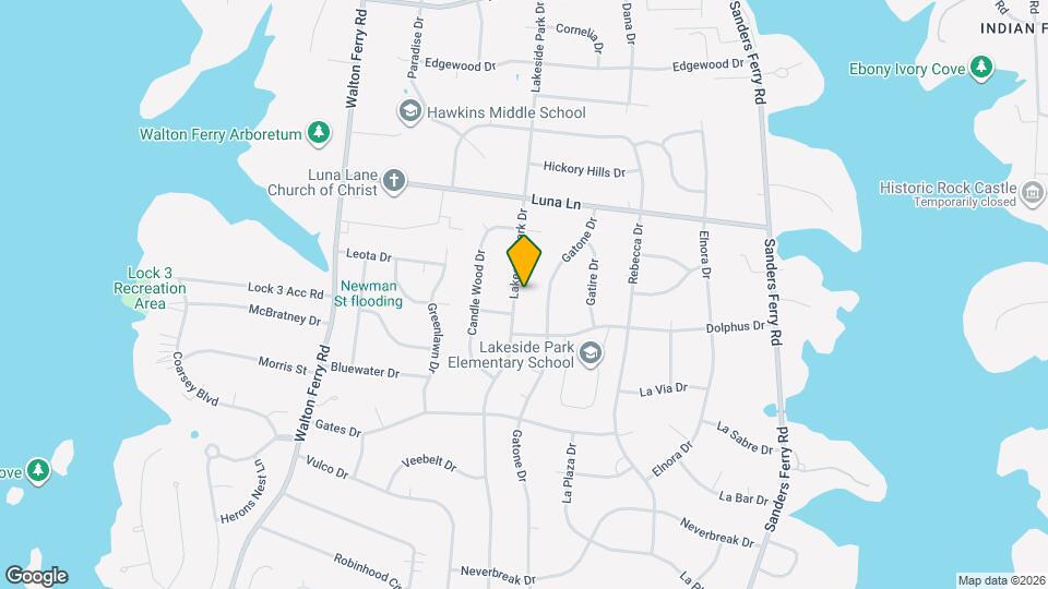 200 Lakeside Park Dr Map and Location Details