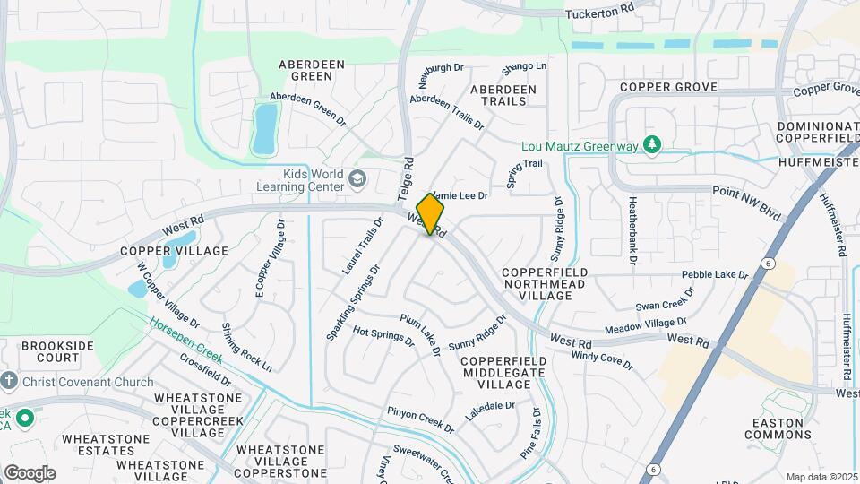 15902 Oak Mountain Dr Map and Location Details