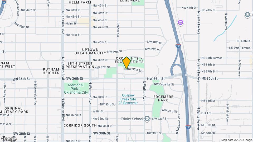 612 NW 37th St Map and Location Details