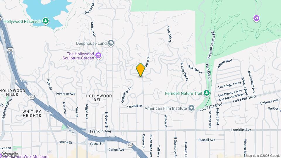 2245 Canyon Dr Map and Location Details