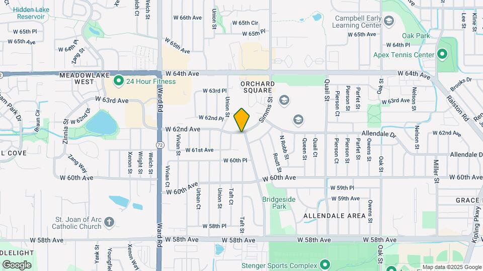 6155 Simms St Mapa y Detalles de la Ubicación