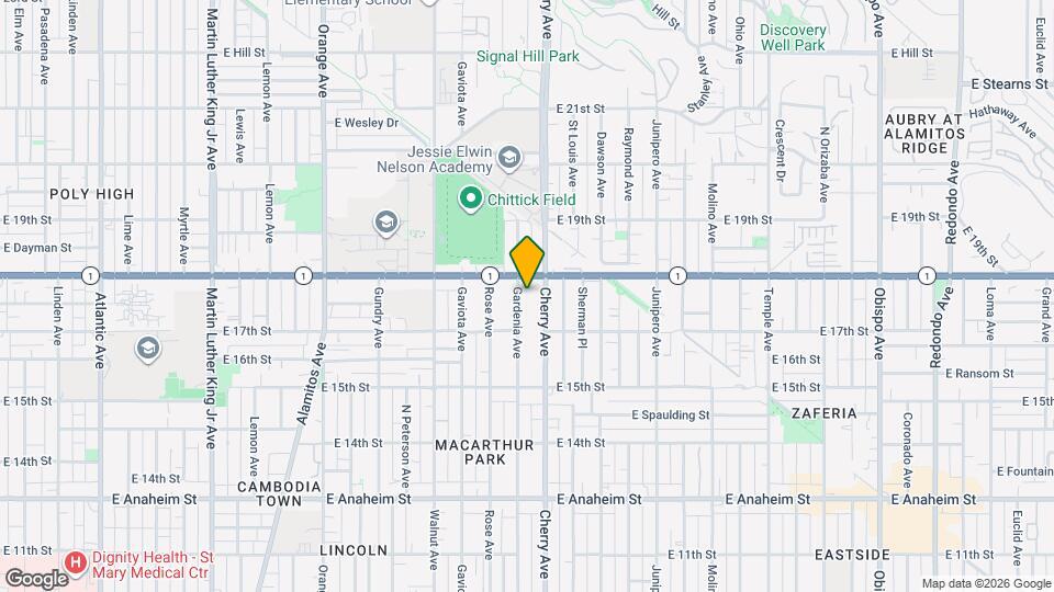 1762 Gardenia Ave Mapa y Detalles de la Ubicación